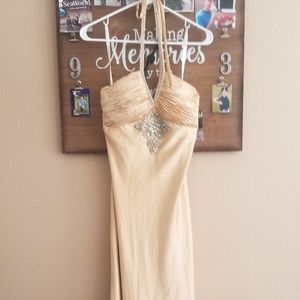 Gold dress nwt